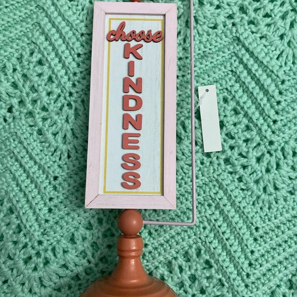 NWT Be Our Guest Choose Kindness Revolving Sign - Picture 1 of 3